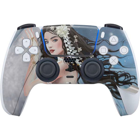 Fairy on Moon with Birds by Nene Thomas PS5 Pro Bundle Skin